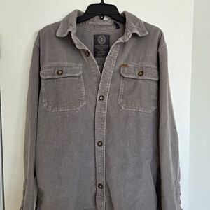 Men's Gray Corduroy Jacket